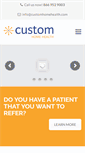 Mobile Screenshot of customhomehealth.com